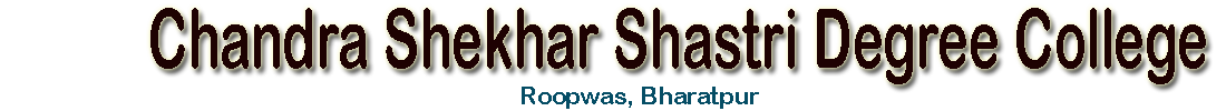 Chandra Shekhar Shastri Degree College
